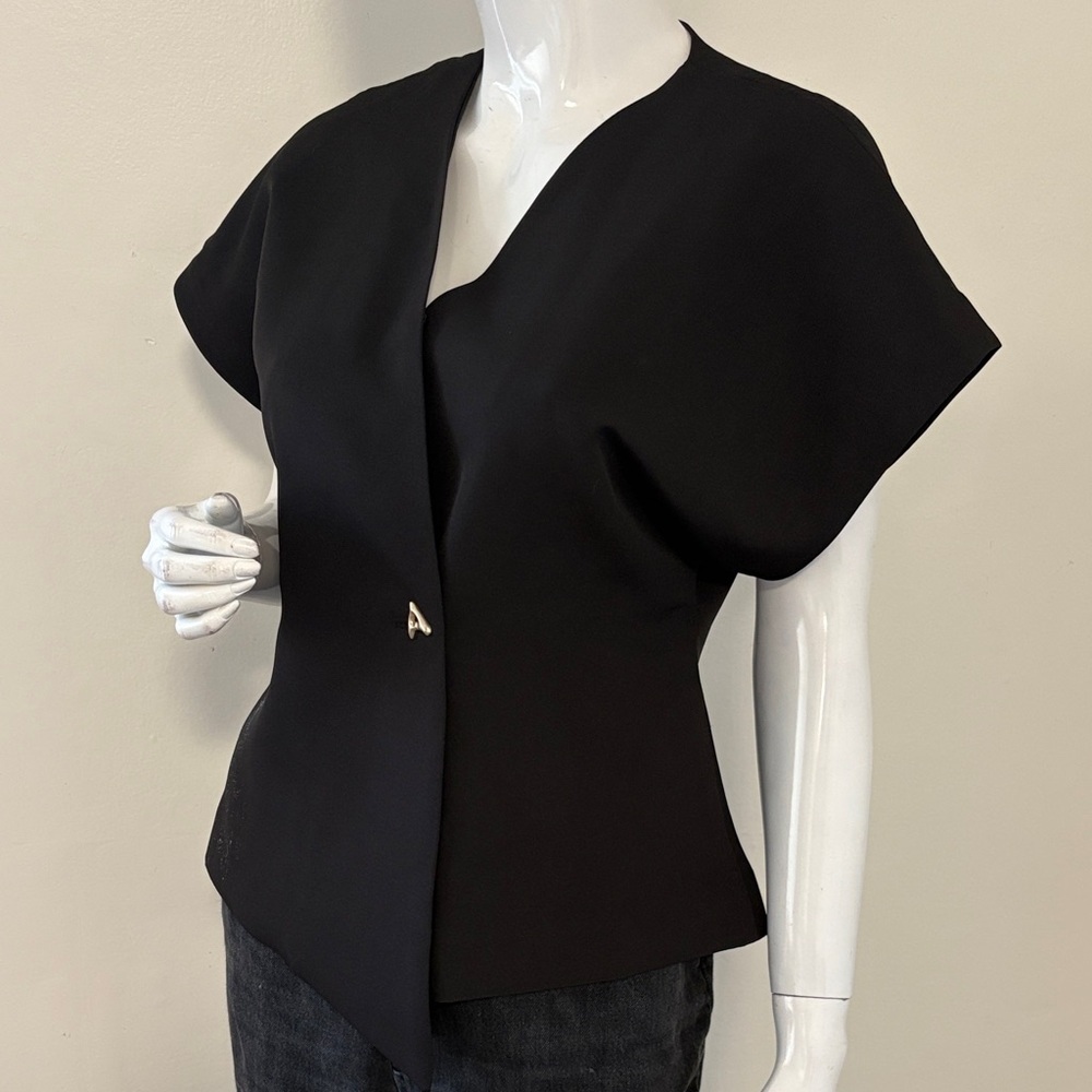 Commense Oversized Statement Shoulder Black Short… - image 2